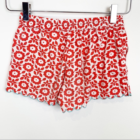 Mini Boden | Girls Floral Print Scallop Shorts 9Y - Picture 2 of 5